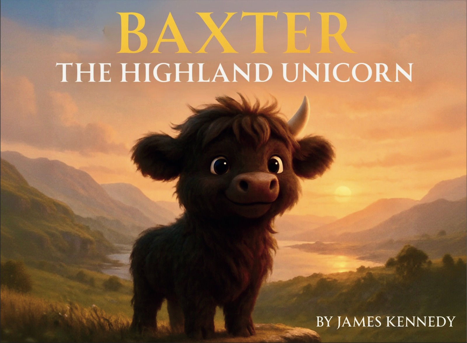 Baxter The Highland Unicorn Signed Copy Including Worldwide Delivery  Preorder now for October Delivery