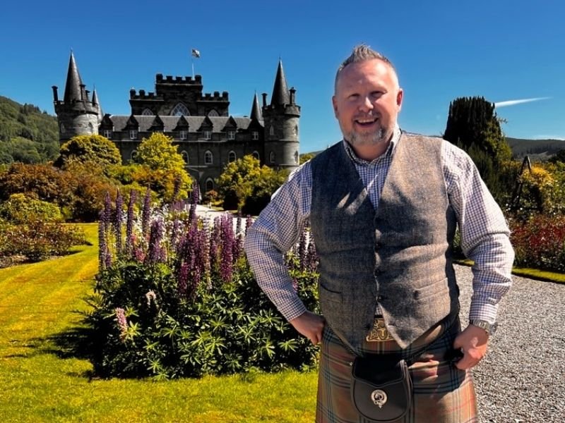 James at Inveraray Castle